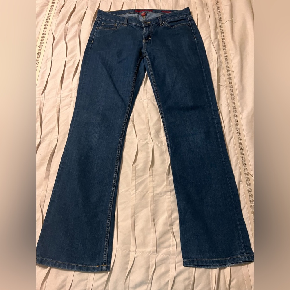 Banana Republic Womens Size 30/10 Limited Edition Red Label Dark Skinny Bootcut